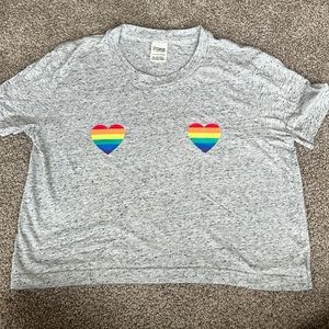 PINK brand crop t shirt. Size XS